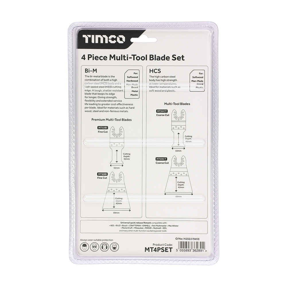 MTool Blade Set 4pcs - Image 3