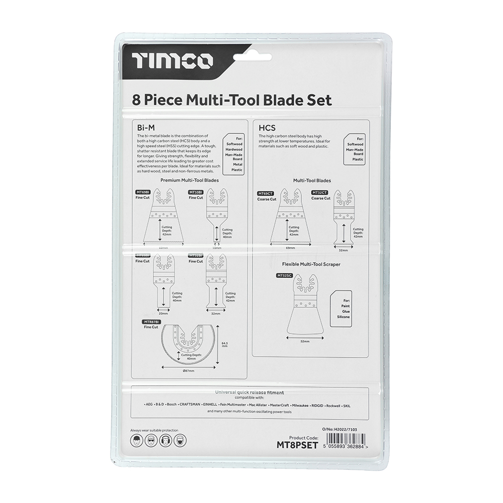 MTool Blade Set 8pcs - Image 3