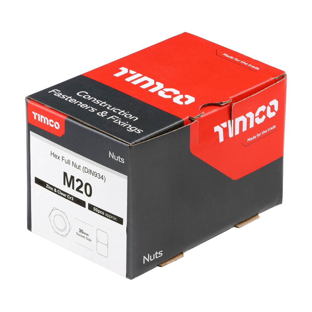 Hex Nut DIN 934 - BZP - Image 2