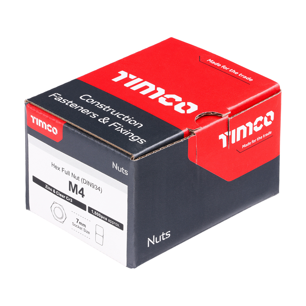 Hex Nut DIN 934 - BZP - Image 2