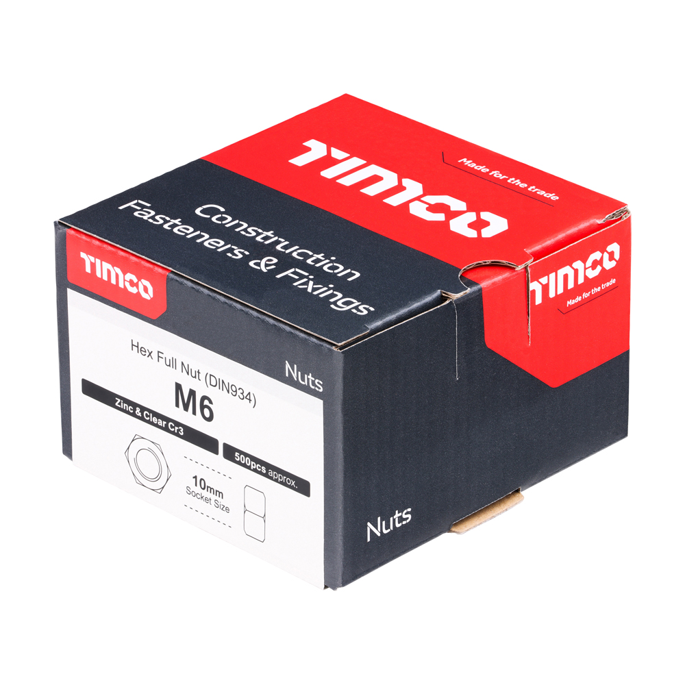 Hex Nut DIN 934 - BZP - Image 2
