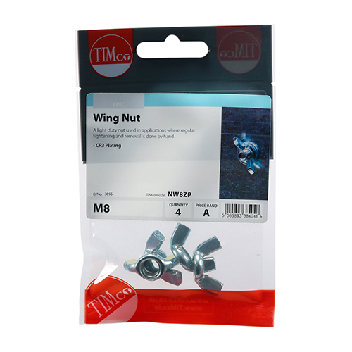 Wing Nut - BZP - Image 2