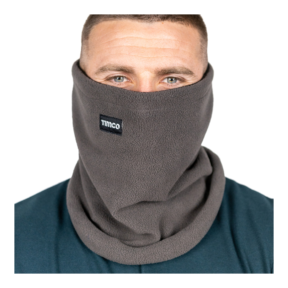 Fleece Neck Warmer - Grey - Image 2