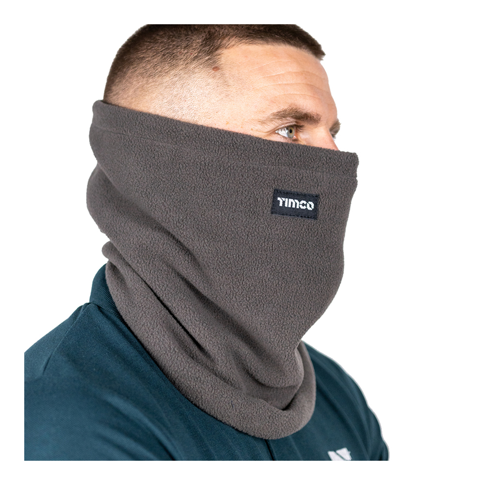 Fleece Neck Warmer - Grey - Image 3