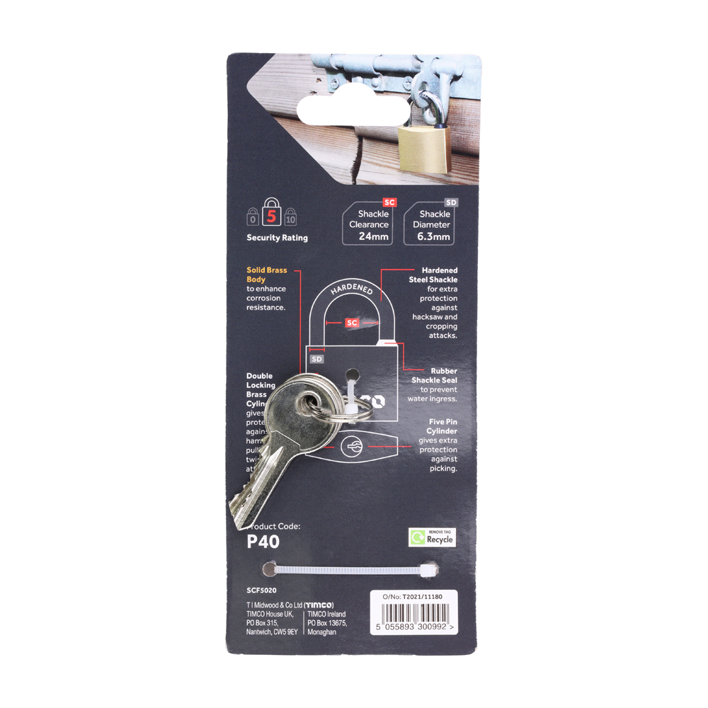 Brass Padlock - Image 3
