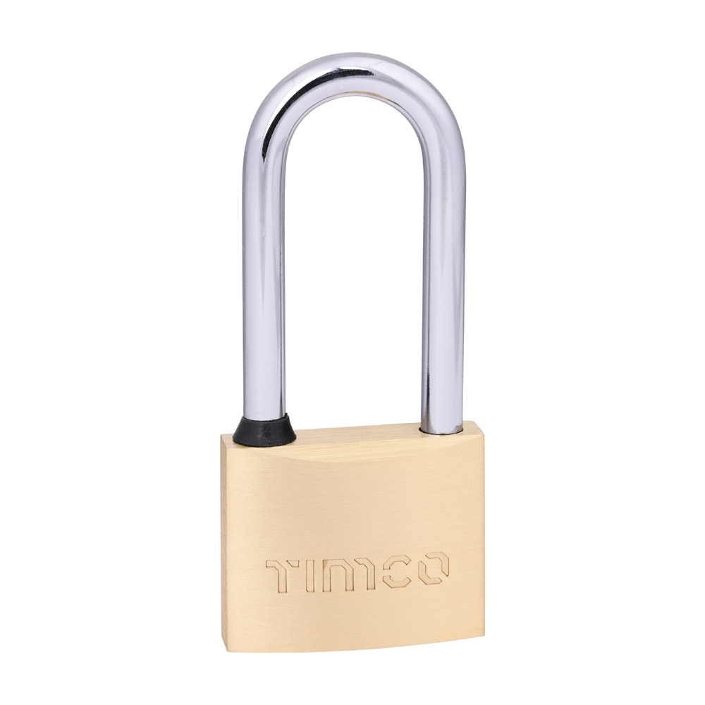 Long Shackle Brass Padlock