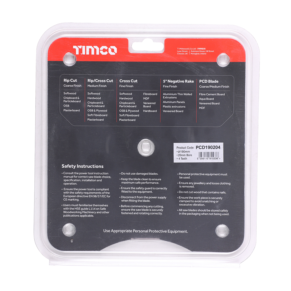 PCD Fibre Cement Saw Blade - Image 3