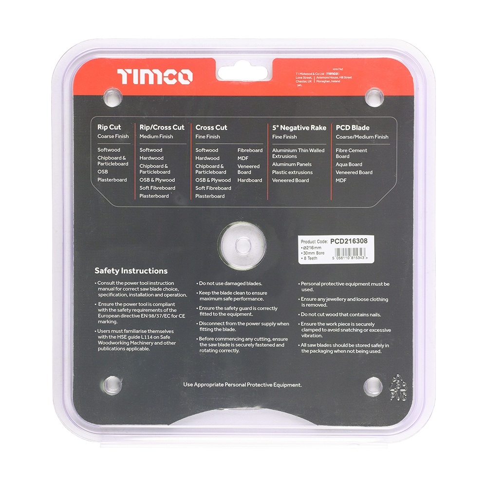 PCD Fibre Cement Saw Blade - Image 3