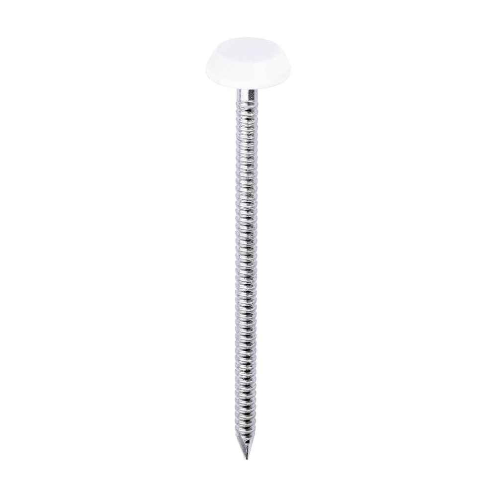 Polymer Headed Nail WHITE - Image 1