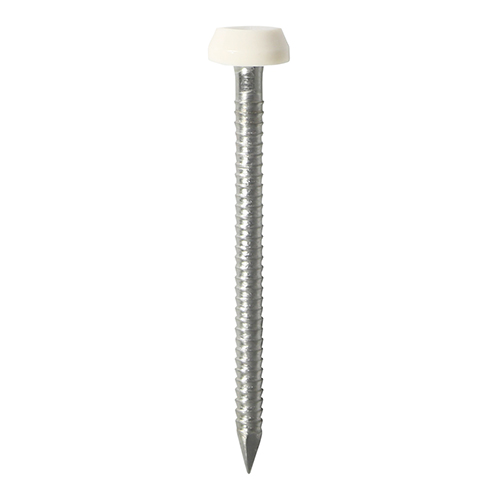 Polymer Headed Pin - White - Image 1