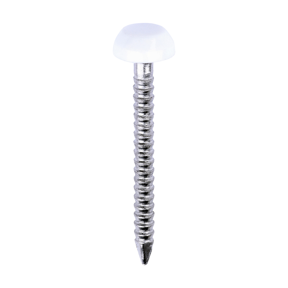 Polymer Headed Pin WHITE - Image 1