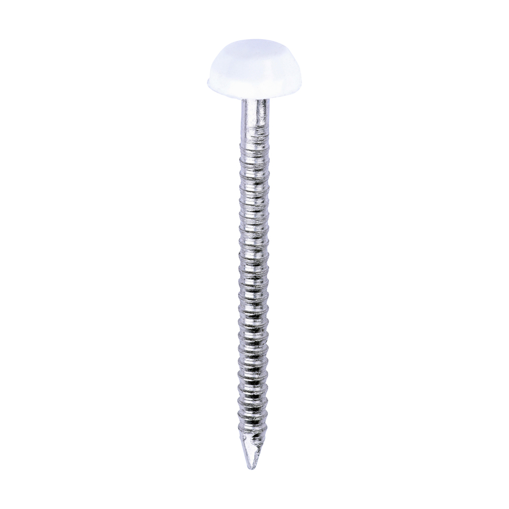 Polymer Headed Pin WHITE - Image 1