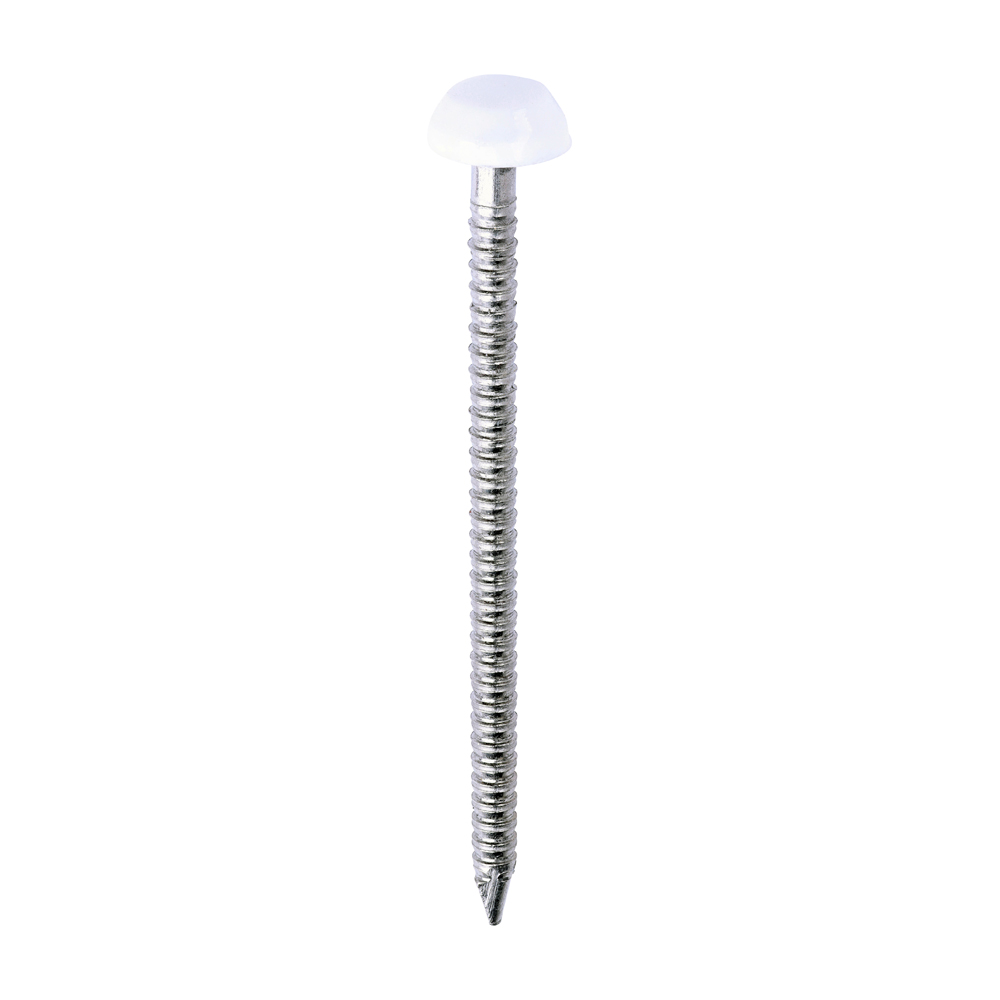 Polymer Headed Pin WHITE - Image 1