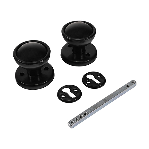 Plastic Rim/Mortice Knob Set