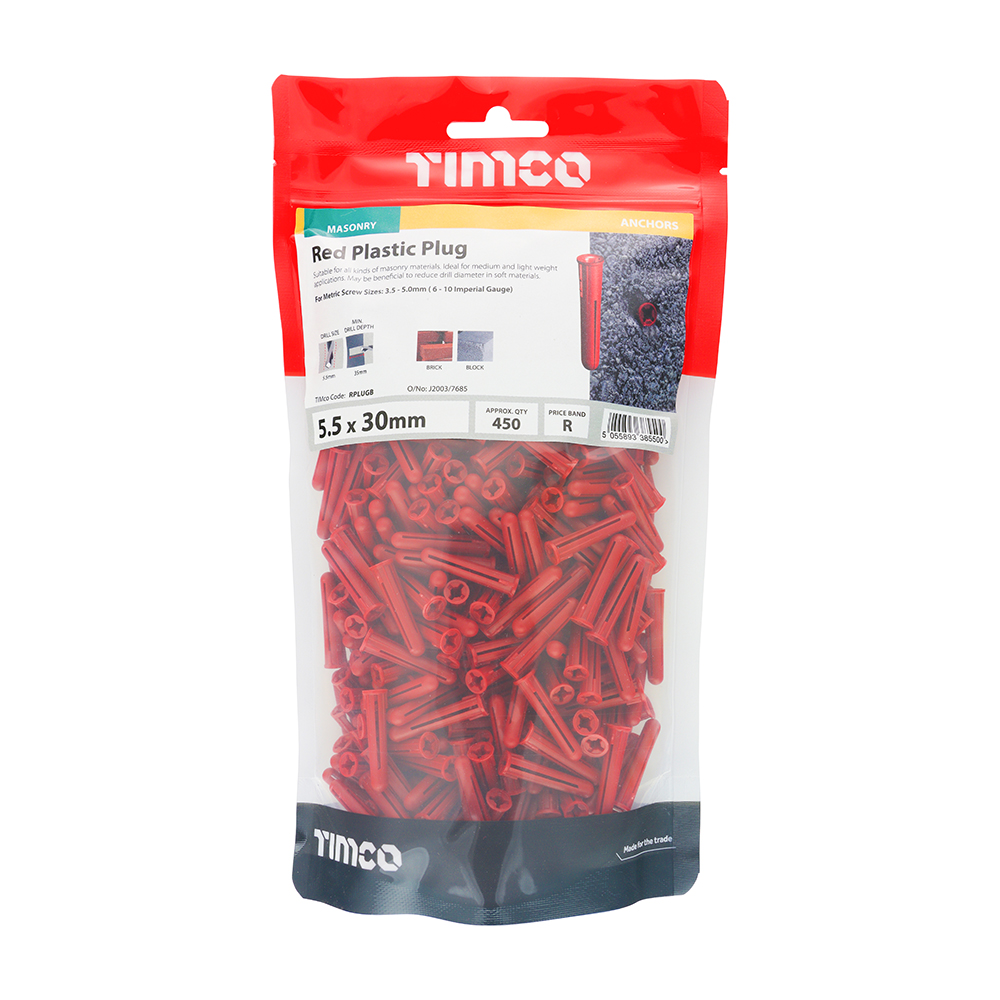 Red Plastic Plug - Image 2