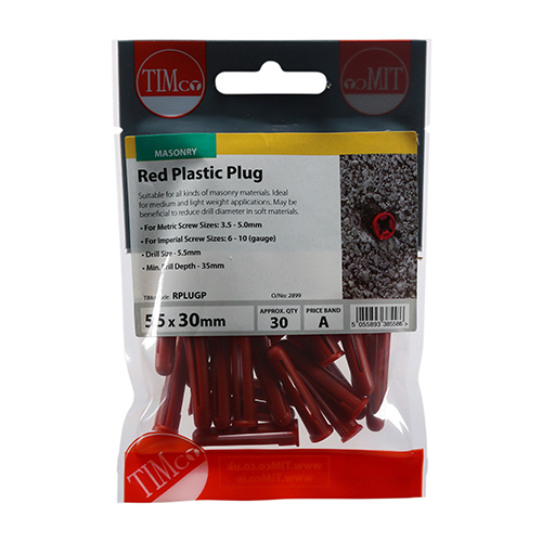 Red Plastic Plug - Image 2