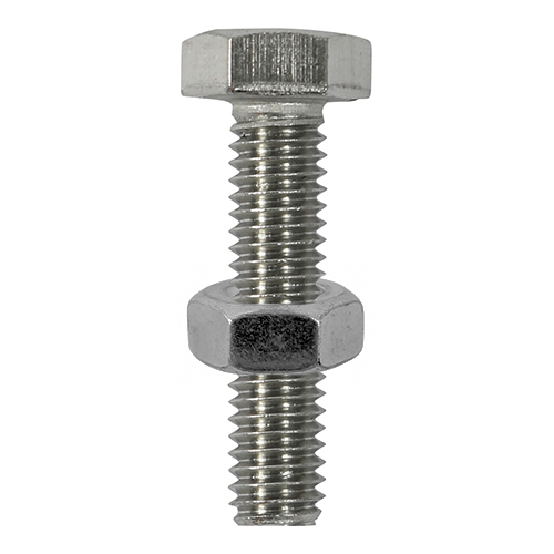 Set Screw & Hex Nut - A2 SS