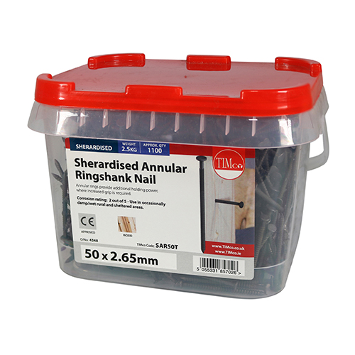 Annular Ringshank- Sherardised - Image 2