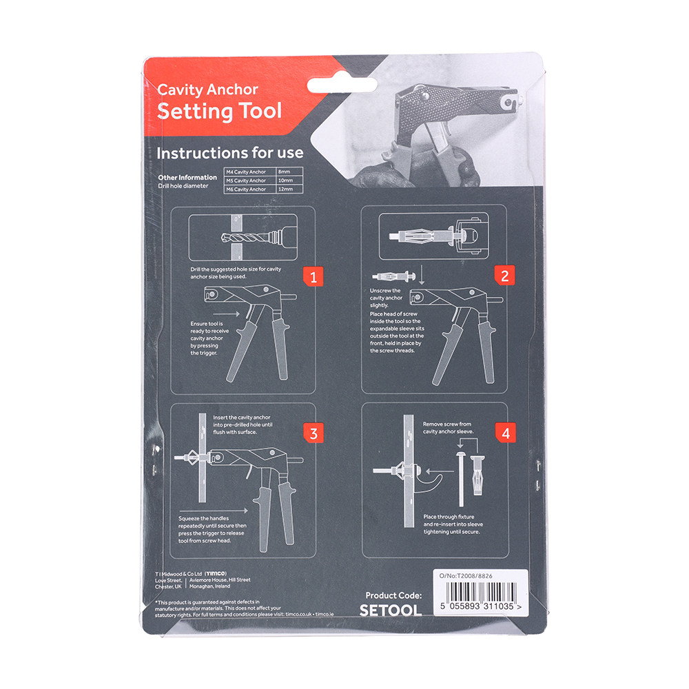 Cavity Anchor Setting Tool - Image 3