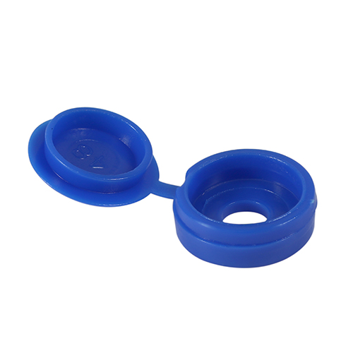 Small Hinged Screw Cap - Blue - Image 1
