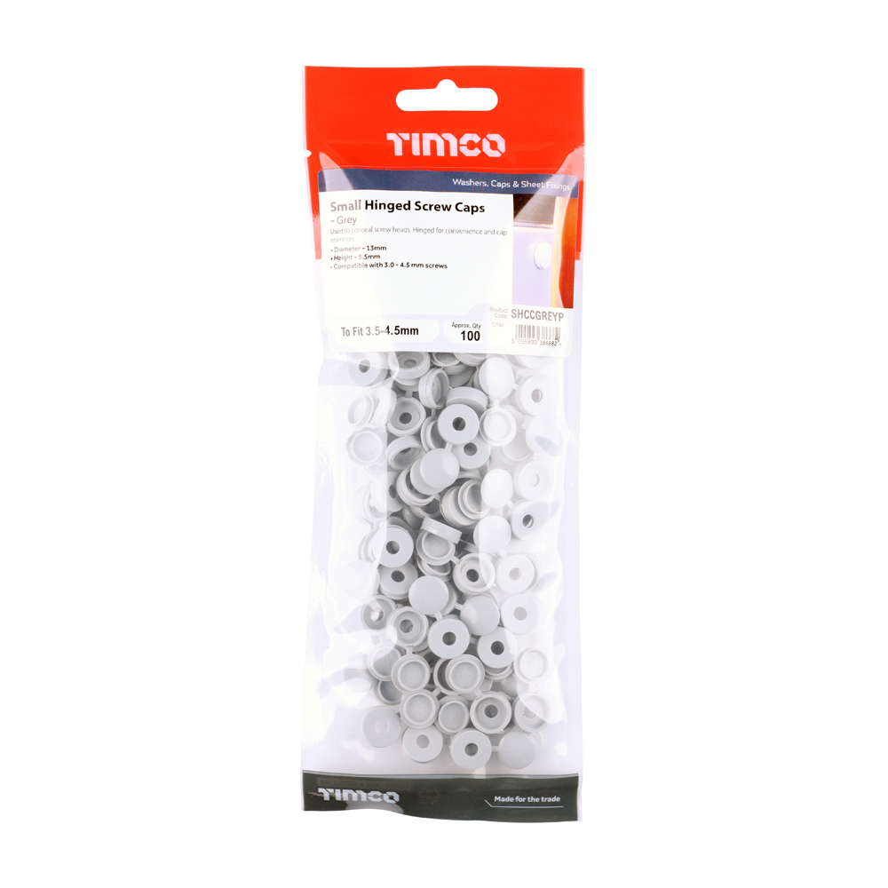 Small Hinged Screw Cap -L Grey - Image 2