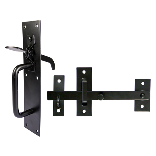 Medium Suffolk Latch Black
