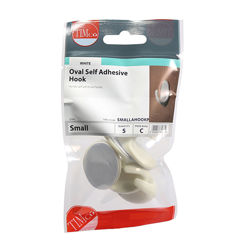 Oval Self-Adhesive Hooks - SM - Image 2
