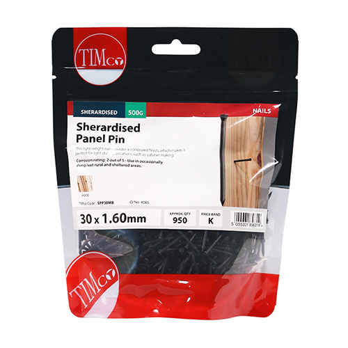 Panel Pin - Sherardised - Image 2