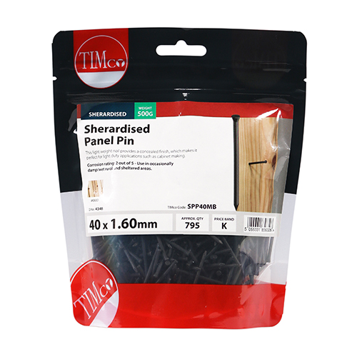 Panel Pin - Sherardised - Image 2
