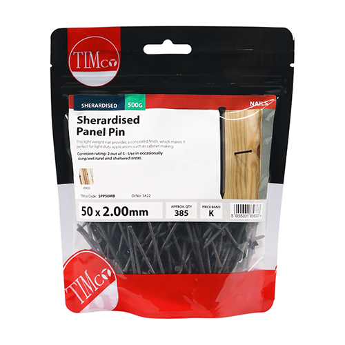 Panel Pin - Sherardised - Image 2