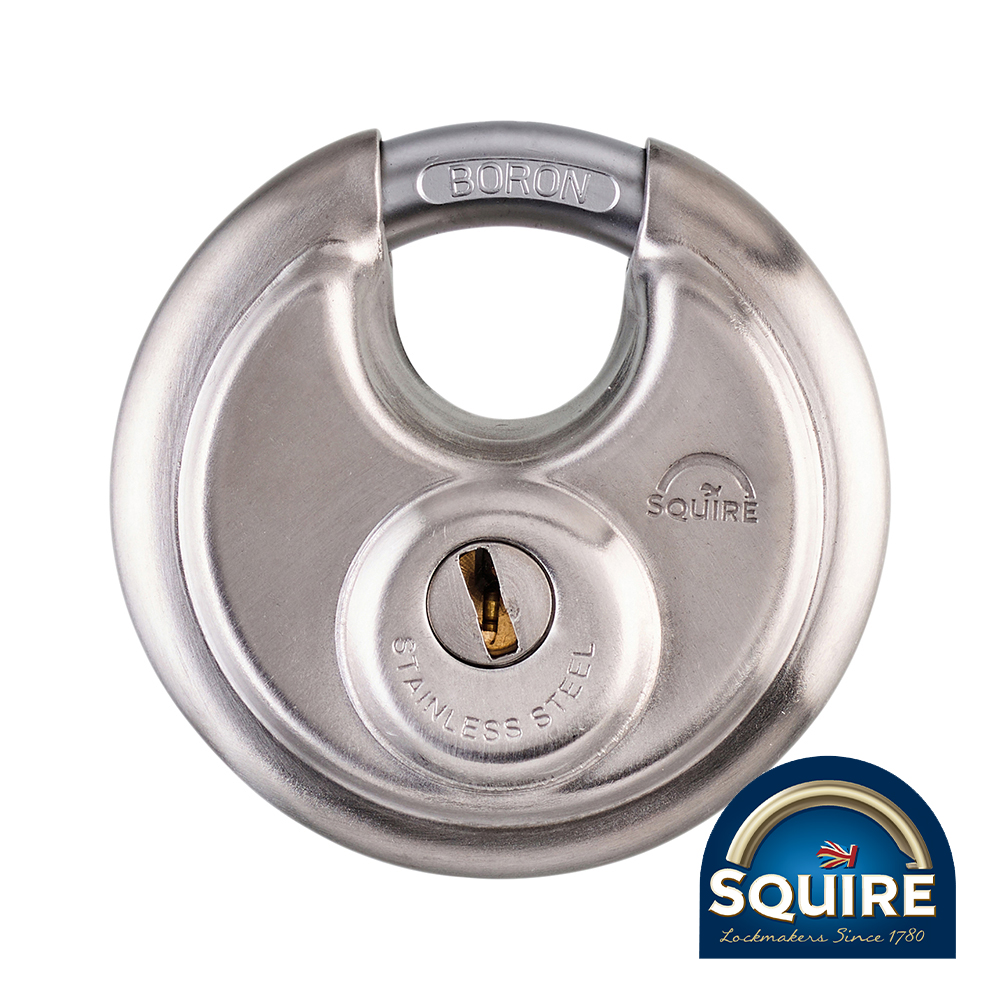 Stainless Steel Disc Padlock - Image 2
