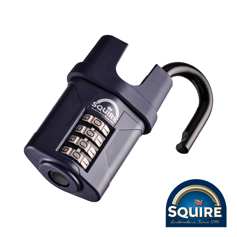 Combi Padlock Steel C/Shackle