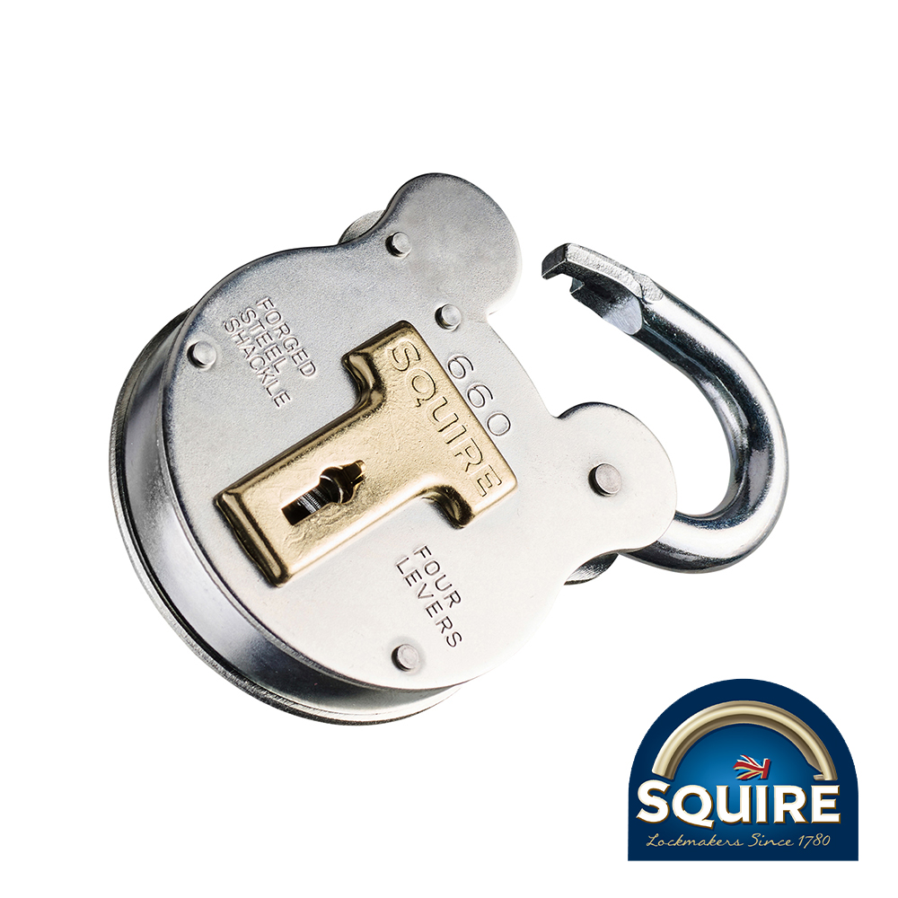 Old English 4 Lever Padlock - Image 3