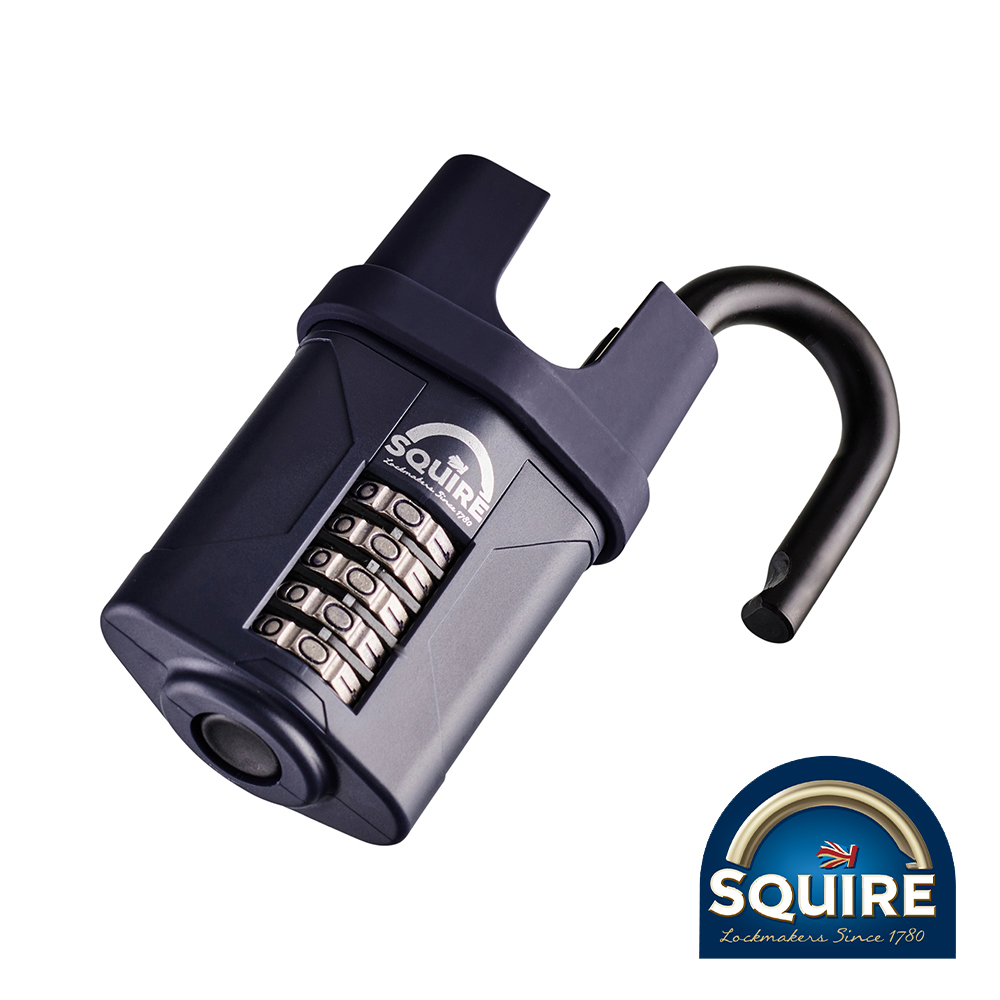 Combi Padlock Steel C/Shackle
