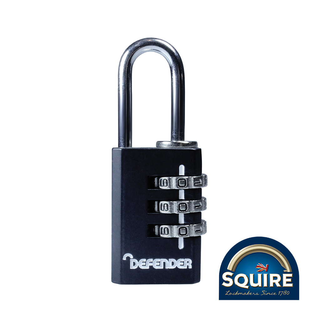 Defender 3 Wheel Combi Padlock