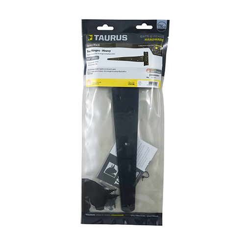 Strong Tee Hinge Pair Black - Image 2