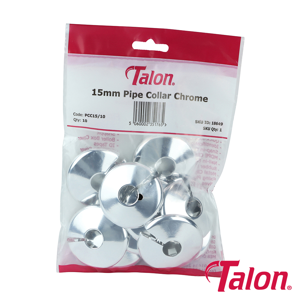 Pipe Collar - Chrome - Image 2