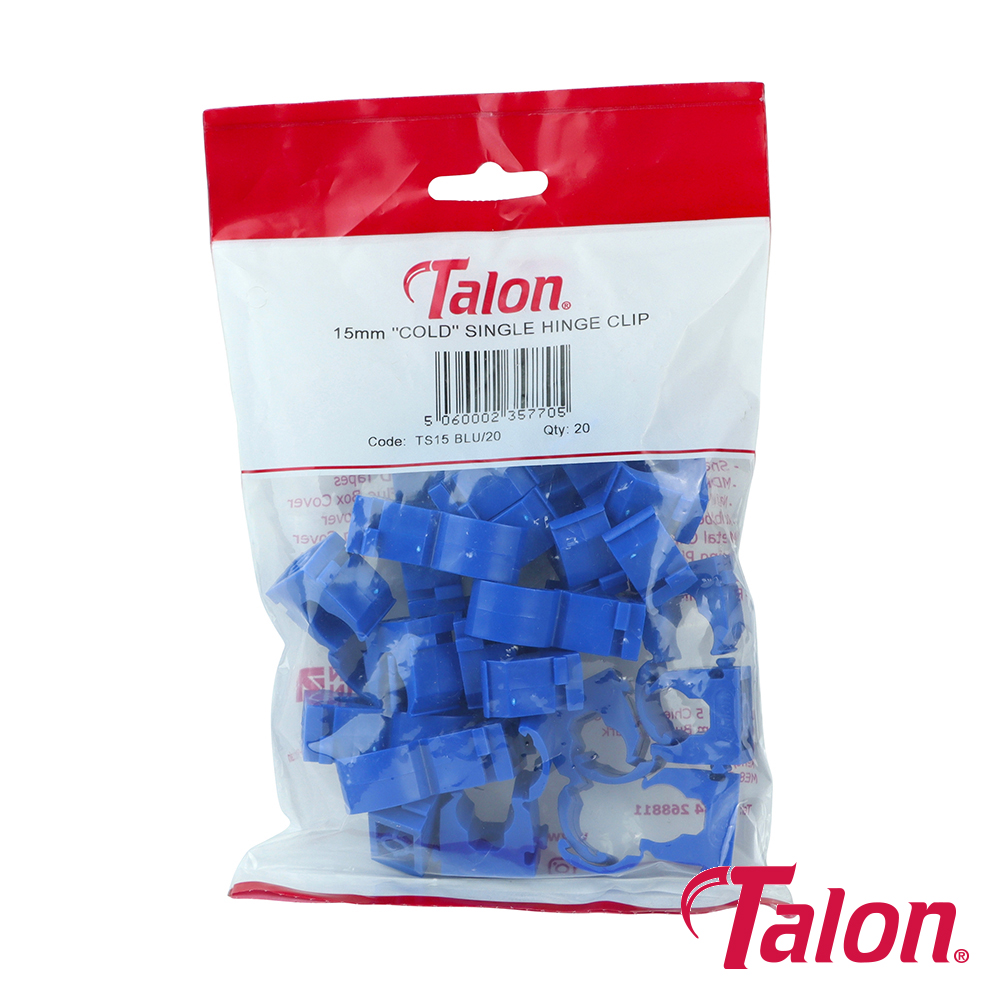 Single Hinged ID Clip - Blue - Image 2