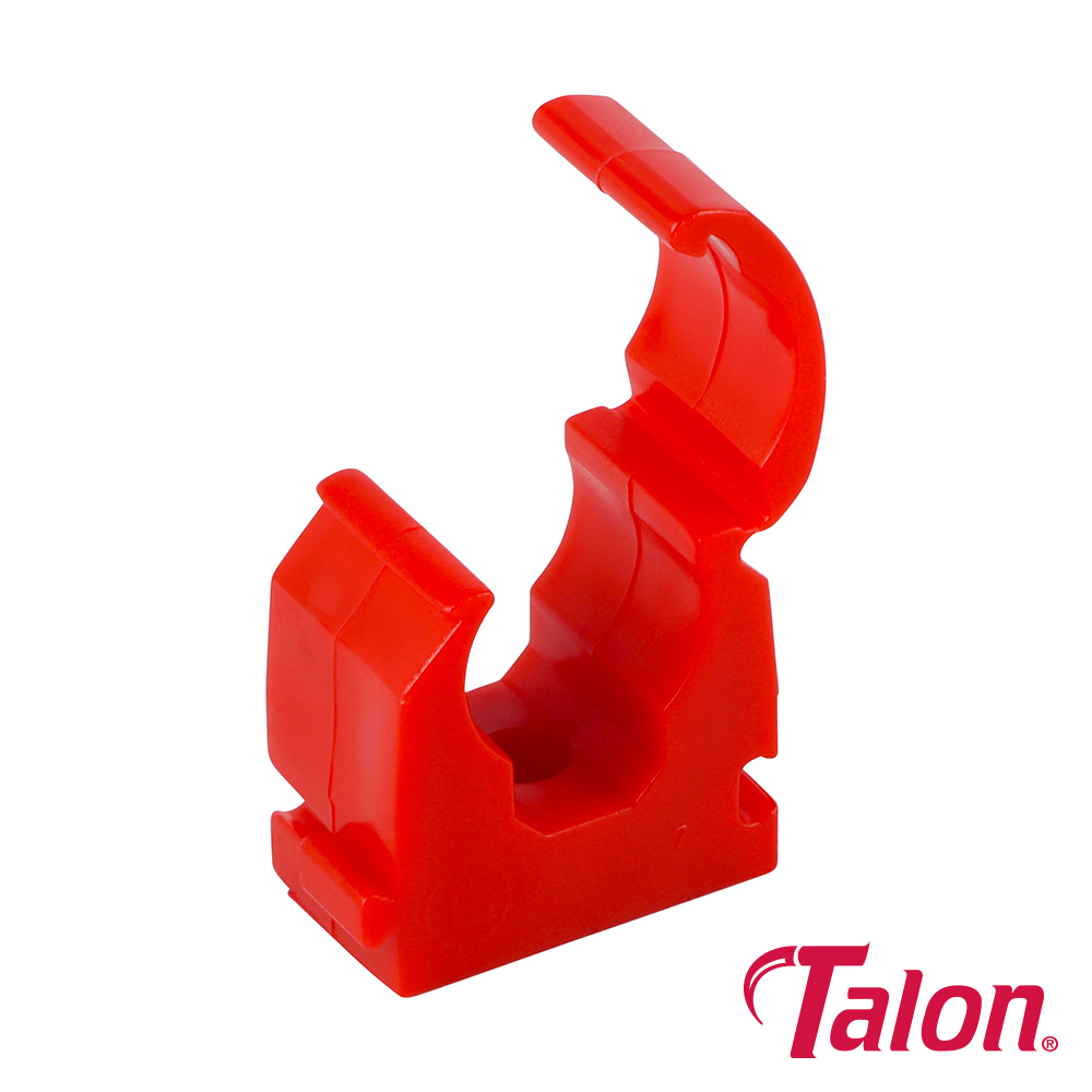Single Hinged ID Clip - Red - Image 1