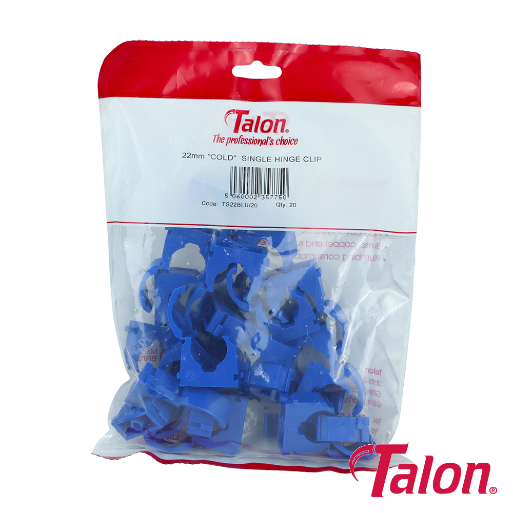 Single Hinged ID Clip - Blue - Image 2