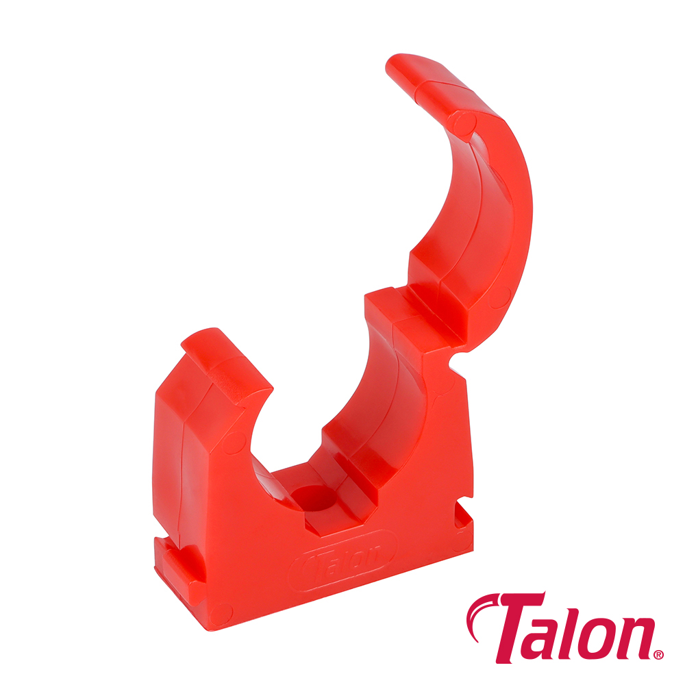 Single Hinged ID Clip - Red - Image 1