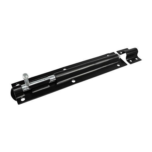 Straight Tower Bolt Black