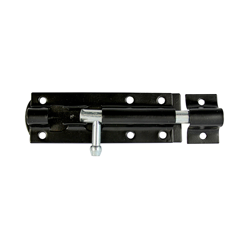 Straight Tower Bolt Black
