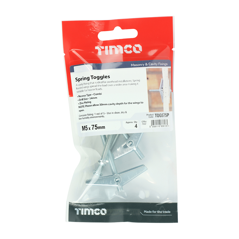 Spring Toggle - BZP - Image 2
