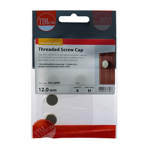 Threaded Screw Cap POL Brass - Image 2