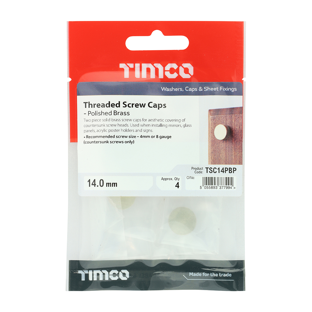 Threaded Screw Cap POL Brass - Image 2