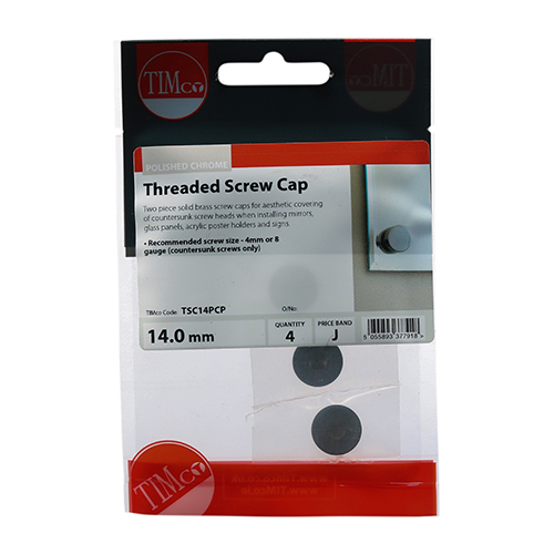 Threaded Screw Cap POL Chrome - Image 2