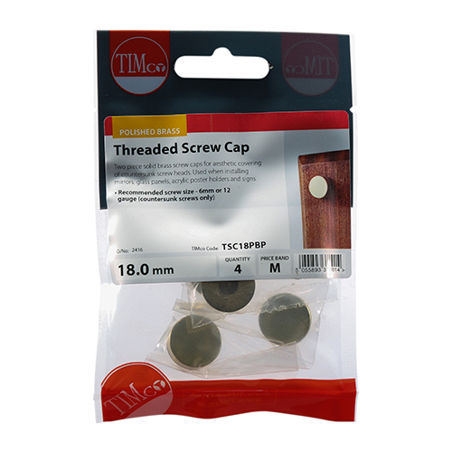 Threaded Screw Cap POL Brass - Image 2