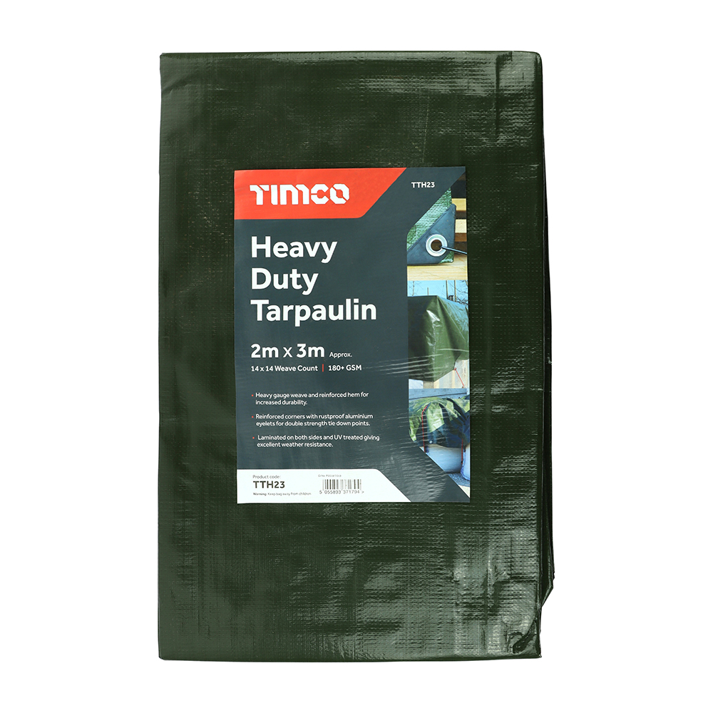 Heavy Duty Tarpaulin Green