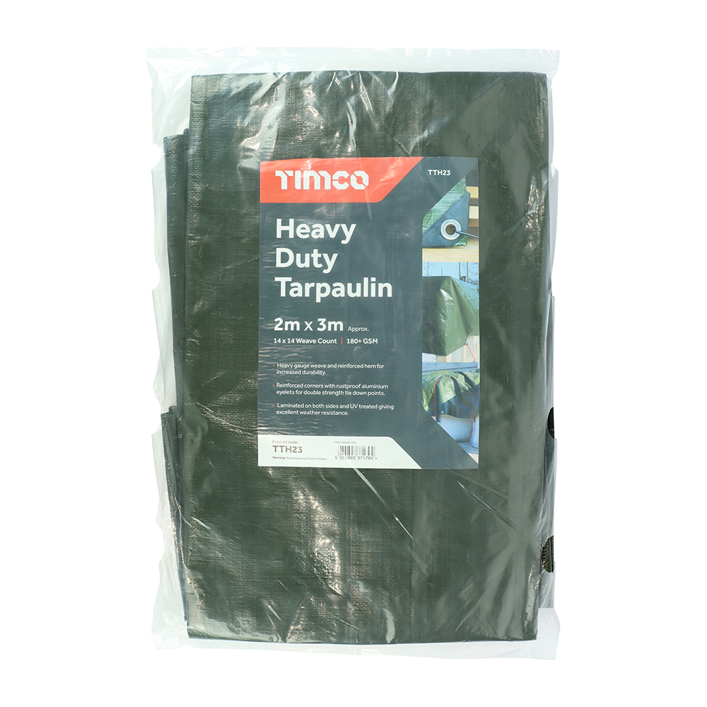 Heavy Duty Tarpaulin Green - Image 2